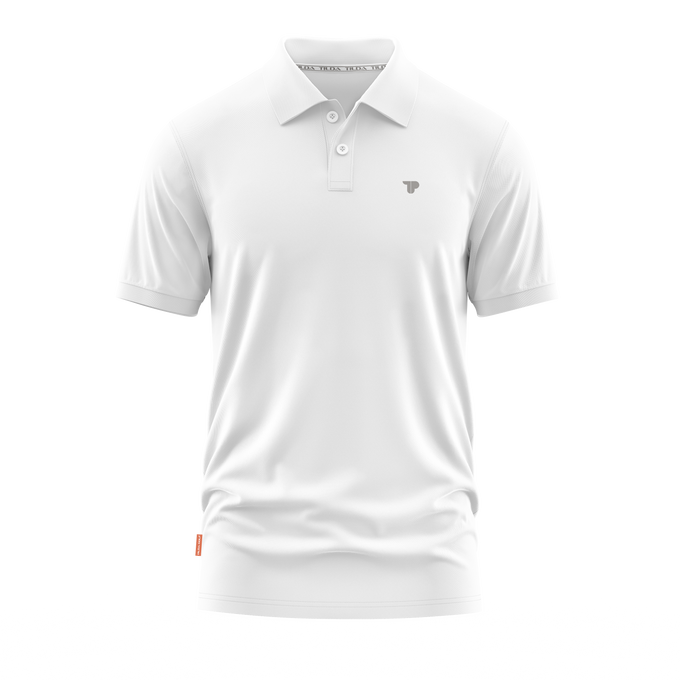 Men's White Polo Shirt
